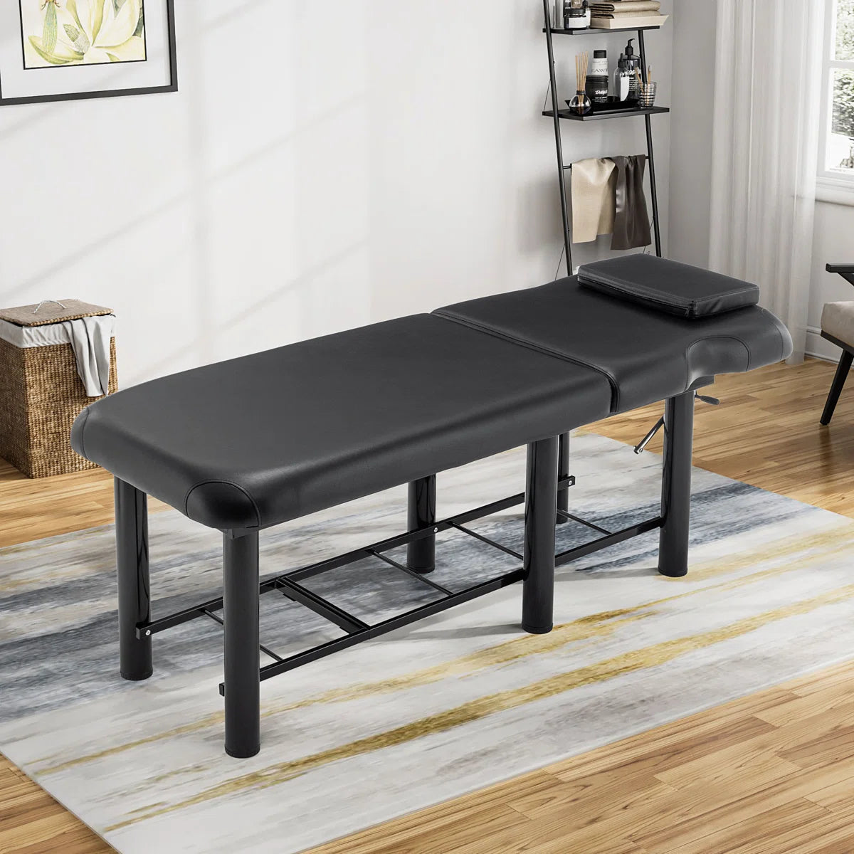 Schiff 73" Faux Leather Professional Massage Table Lash Bed Beauty Spa Bed