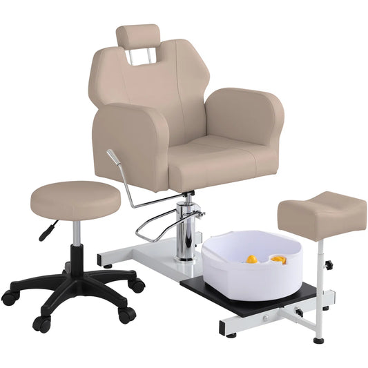 360 Degree Swivel Foot Spa Chair, Hydraulic Pedicure Chair For Massage Shop