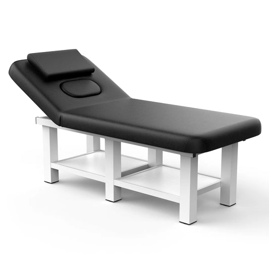 Adjustable Bed Spa Facial Care Lash Tattoo Bed with Metal Base