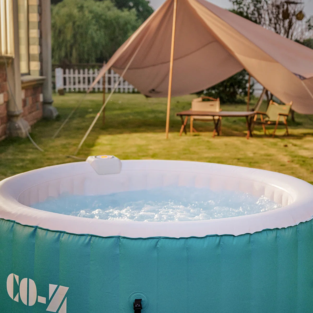 6 - Person 130 - Jet Vinyl Inflatable Hot Tub