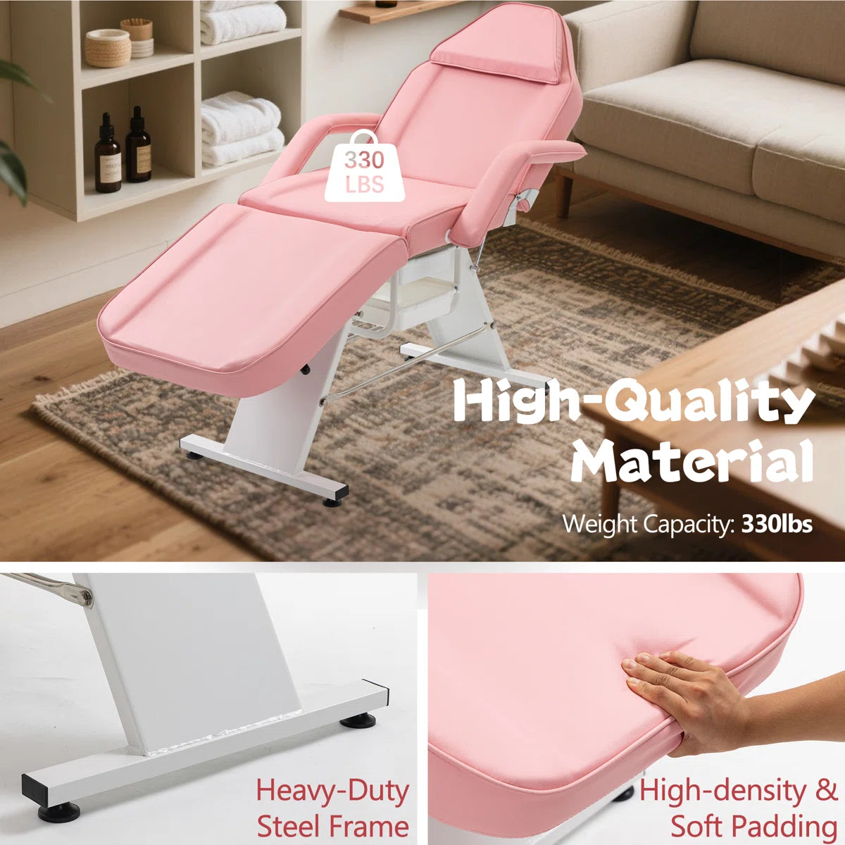 73" Professional Massage Table Lash Bed Beauty Spa Facial Salon Tattoo